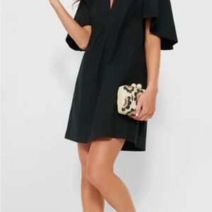 Pomander Place Black Finley Flutter Sleeve Dress